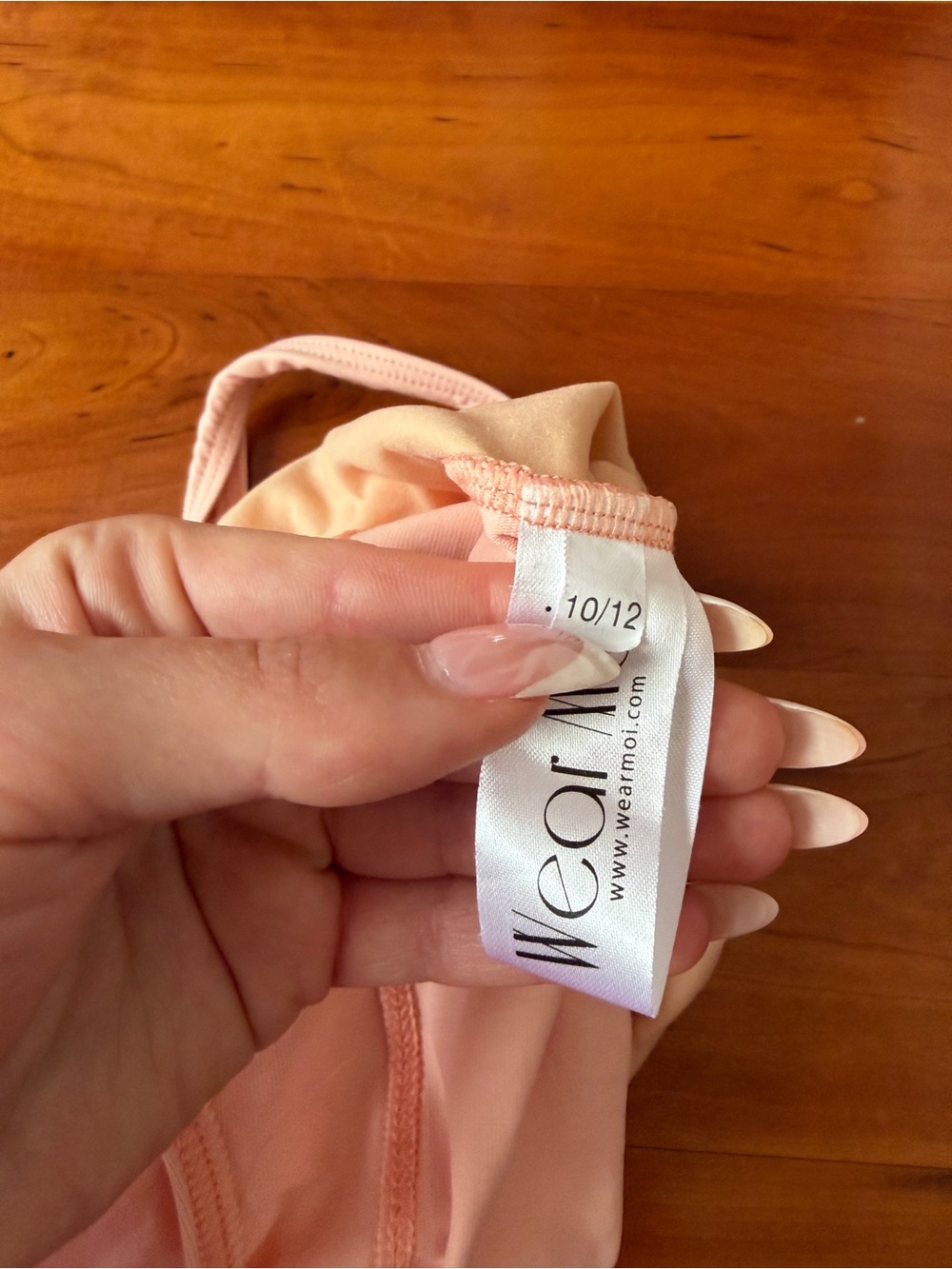 Girls' Light Pink Sleeveless One-Piece Bodysuit - Picture 3 of 3
